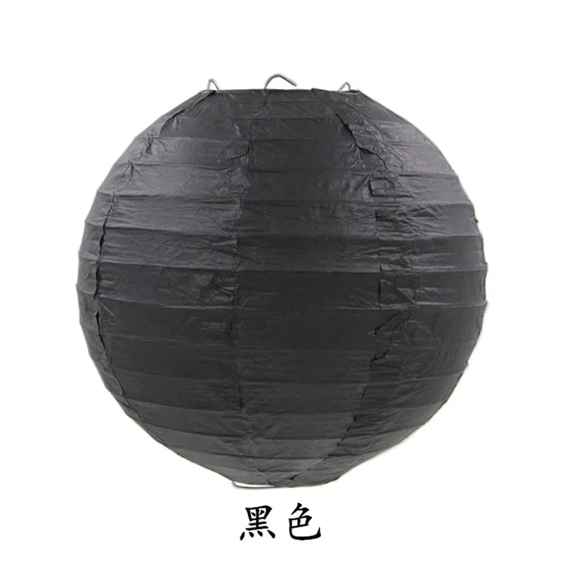 Lampe boule en papier