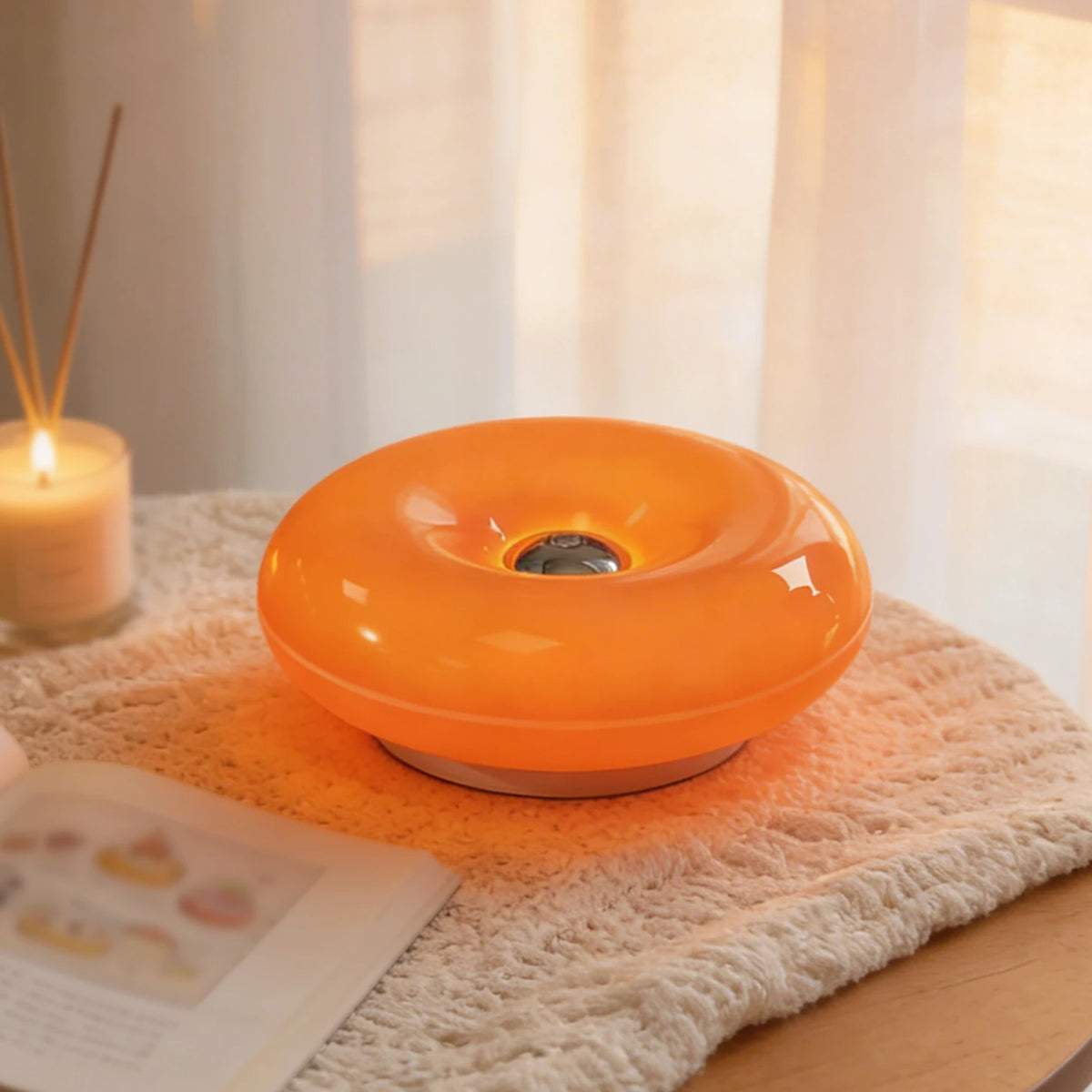 lampe orange année 70