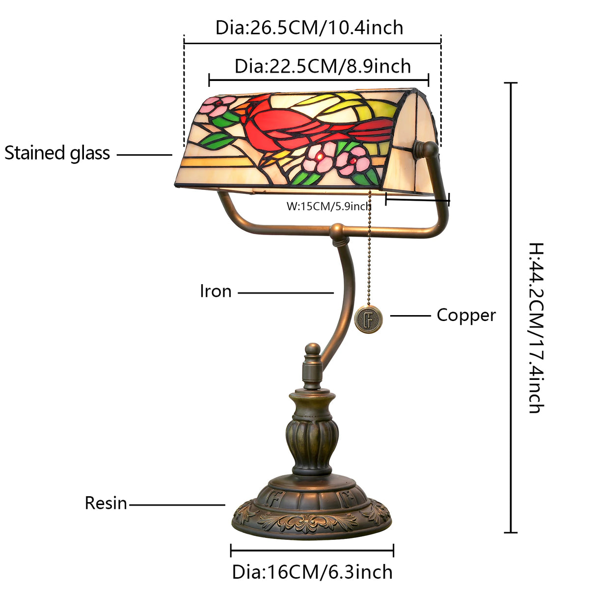 Lampe de banquier
