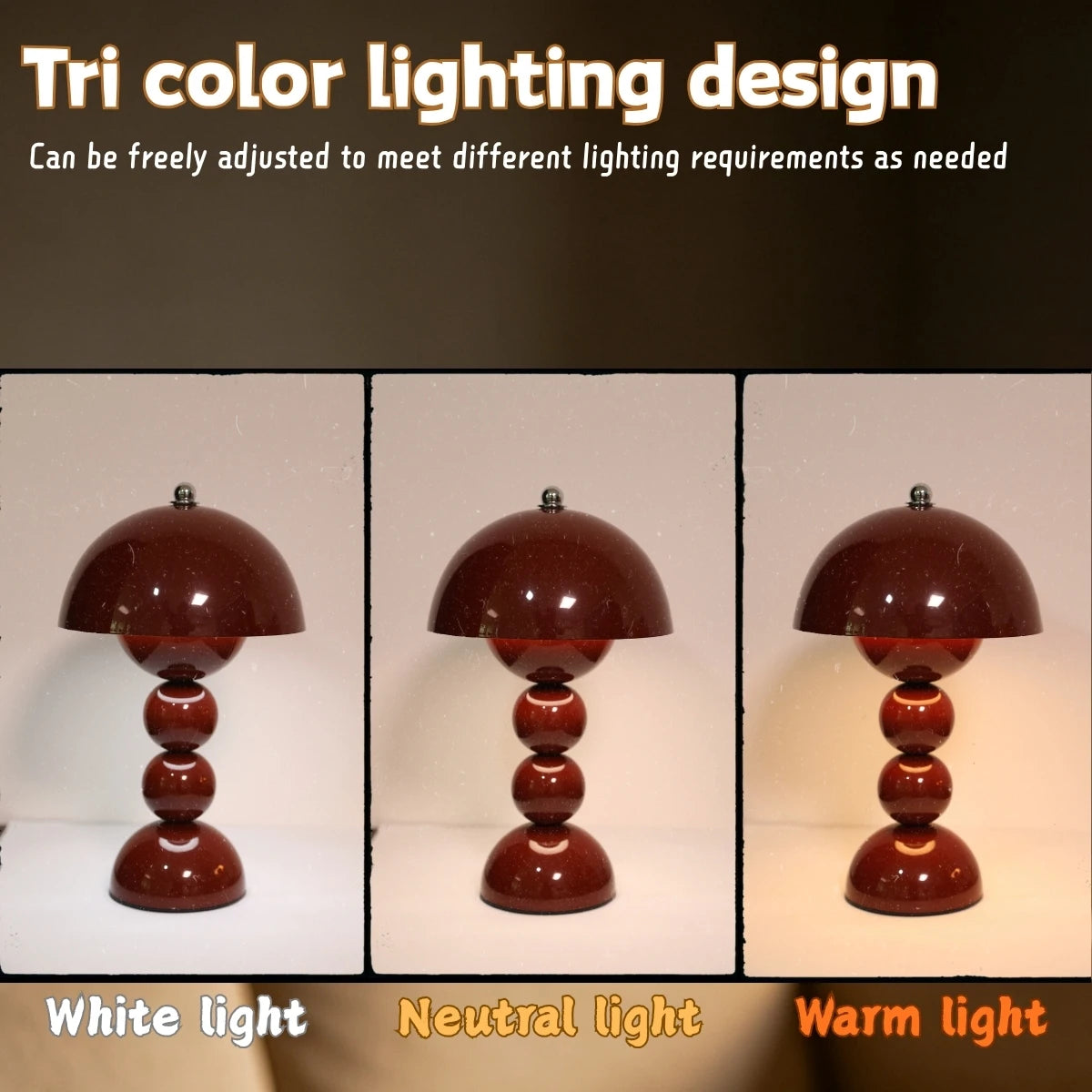 Lampe champignon vintage