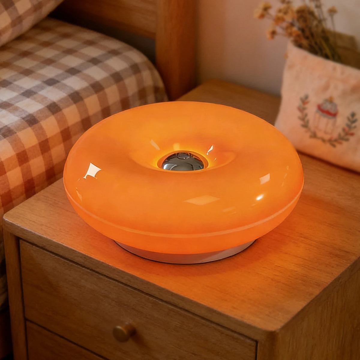 lampe orange année 70