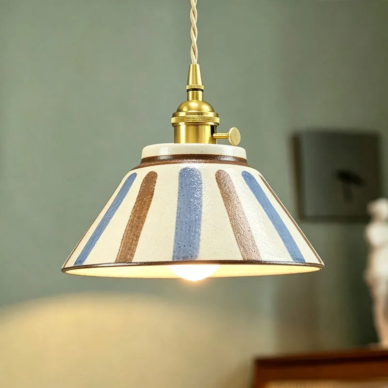 Lampe céramique vintage