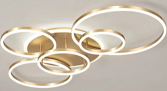 lampe salon doré