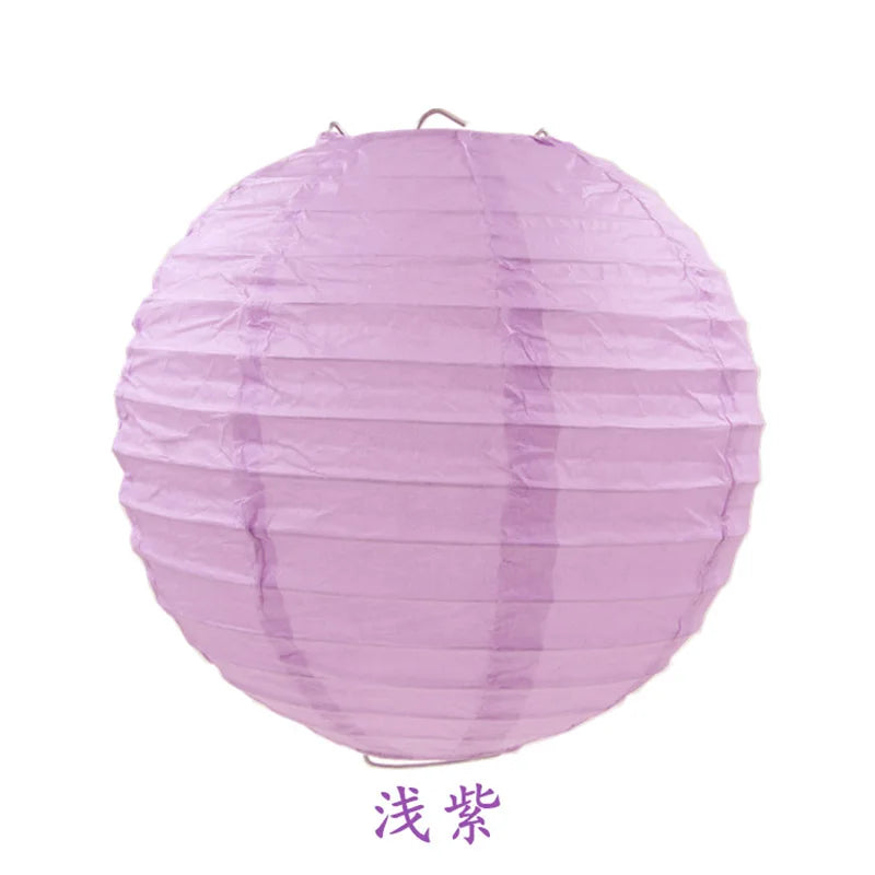 Lampe boule en papier